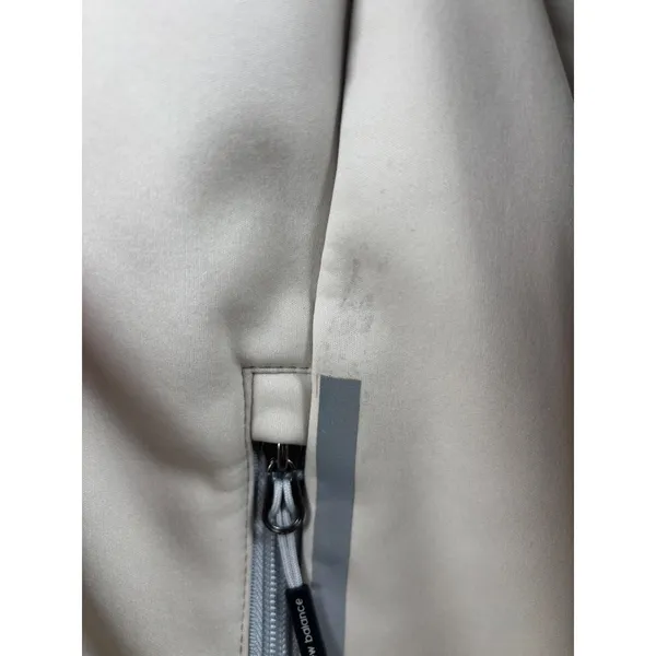 New Balance Womens Size Medium Colorblock‎ Hooded Zip Up Jacket Light Blue Grey - Image 10