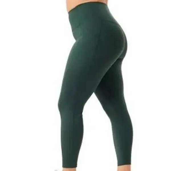 Girlfriend Collective green high waist compression M workout leggings - Image 2