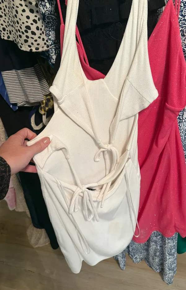 White Fox Mini Dress - Image 2