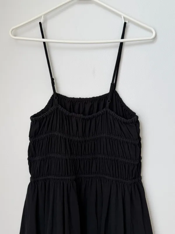 American Eagle Sunchaser Knit Smocked Bodice Midi Dress Size Medium - Image 6