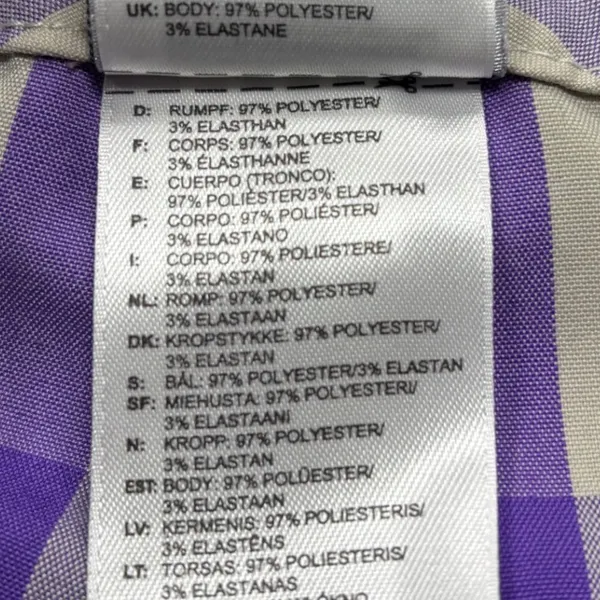 Adidas Golf Shorts Women 8 Purple Plaid Checkered‎ Athletic Sporty Colorful - Image 7