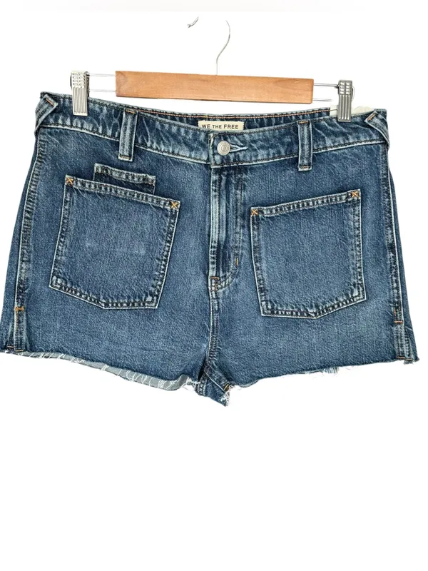 Free People - NWT Bettie Sailor Denim Shorts Sz 30 - Image 3