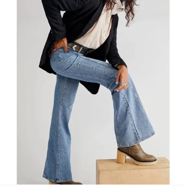 Free People we the free florence flare jeans - Image 2