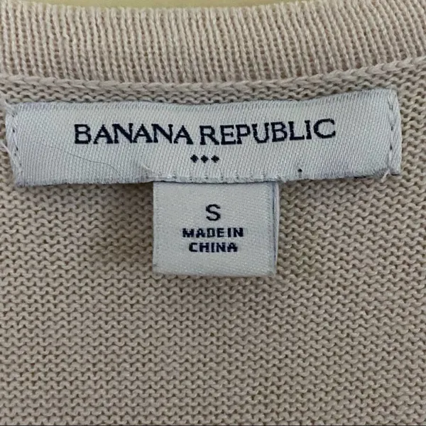 Banana Republic Sequined Deep Scoop Neck Sleeveless Sweater Size Small - Image 5