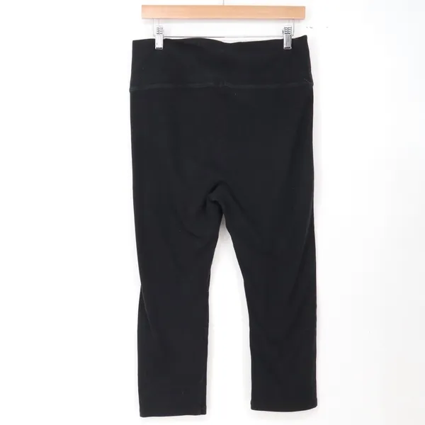 Old Navy Leggings Womens L Tall Capri Black High Rise Activewear Excellent - Image 3