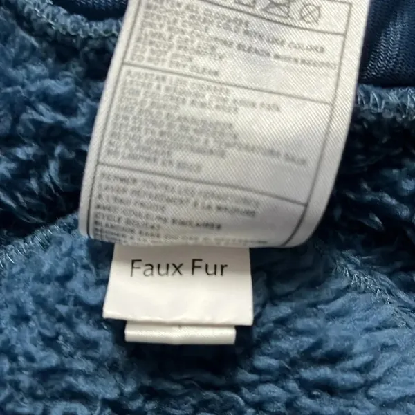 Blue‎ sherpa hoodie faux fur front pockets comfy small sherpa hoodie zip jacket - Image 9