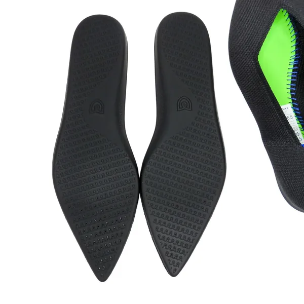 Rothy's The Point II Black Flats Pointed Toe In Love Insole Ballet Flats 6.5 - Image 9