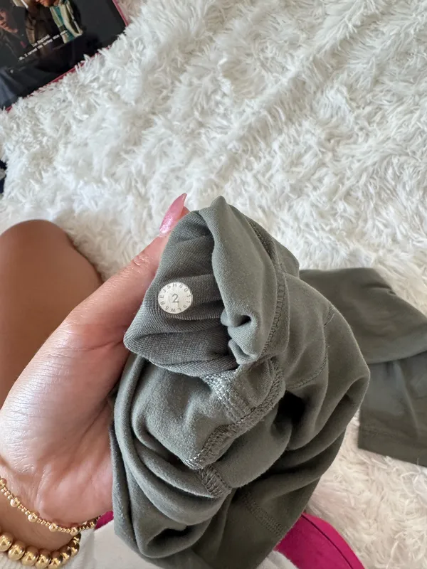 Green Lululemon Align Leggings 2 - Image 3