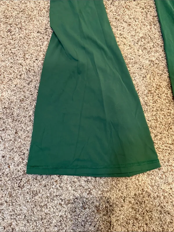 aerie Green Flare Leggings - Image 2