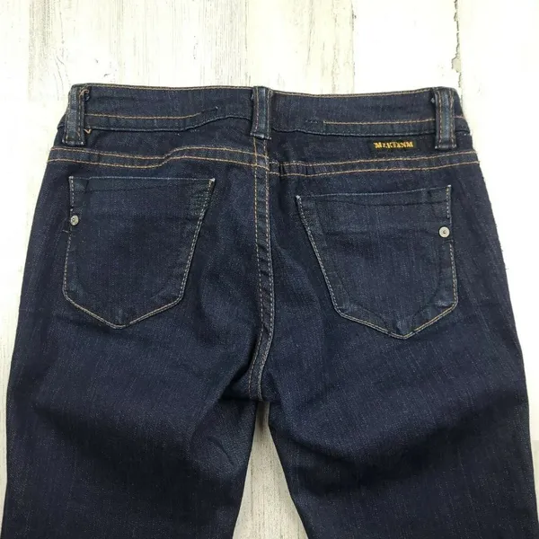 MEK DNM Moscow Women’s Bootcut Jeans Dark Wash Size 28 Classic Denim - Image 10