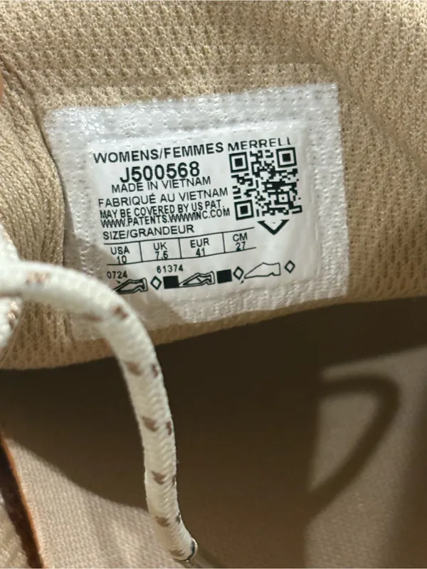 Merrell Moab Speed 2 Vent 2K SE Sneakers - Eggshell White - Women's Size 10 NWOB - Image 7