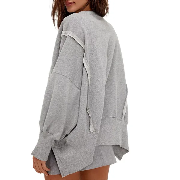 NWT Free People We The Free Graphic Camden Pullover / New York Combo - Image 2