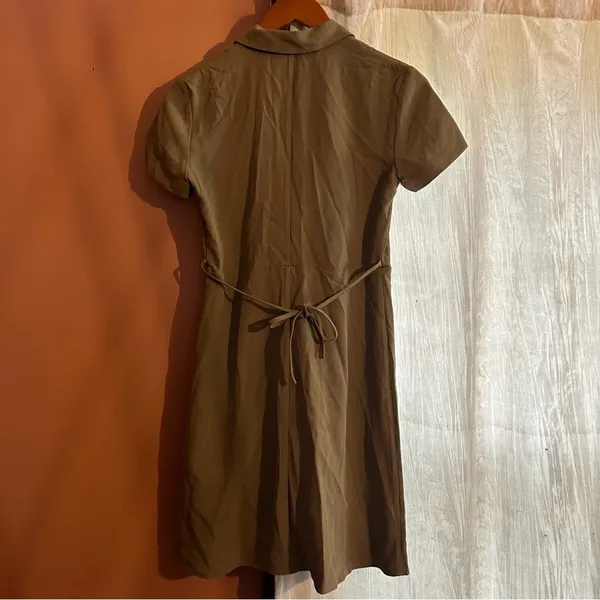 Everlane The Japanese GoWeave Notch Shirt Dress‎ Collar Mini Short Sleeve NWT 00 - Image 6