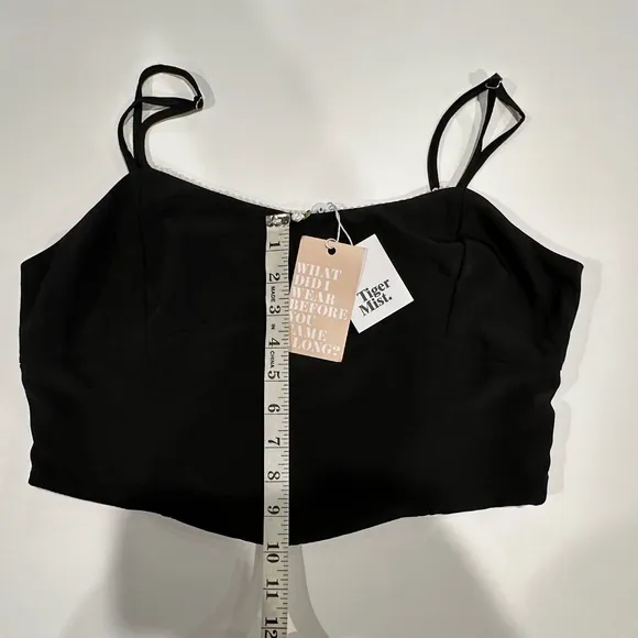 Tiger‎ Mist Women's Black Crop-top - Size XL - NEW With Tags. - Image 15