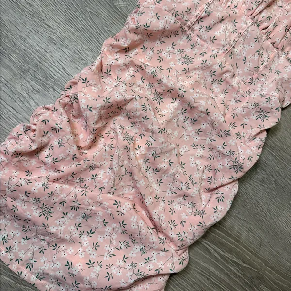 •Cbr• Pink Floral Cinch Dress - Image 2