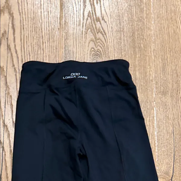Lorna Jane Black Bootcut/wide/flarw‎ Active Leggings with Subtle Logo XS - Image 4