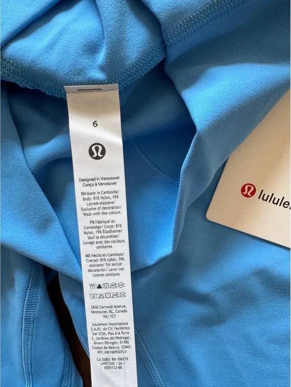 Lululemon Align High Rise 28” Ocean Wave Size 6 NWT - Image 6