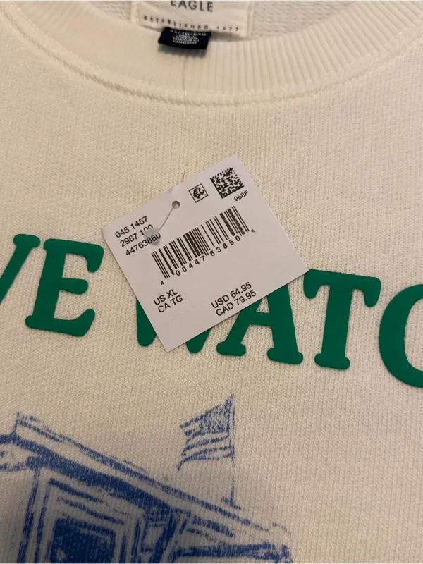 Women’s American Eagle Graphic Crewneck Sweatshirt Size XL - Image 5