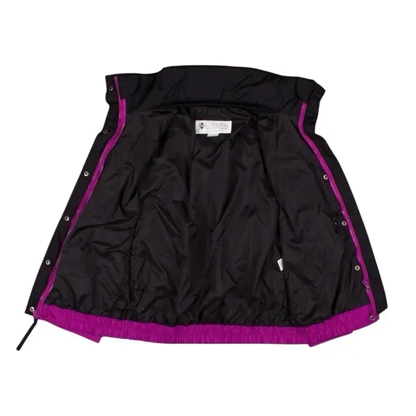 Vintage Columbia Windbreaker Jacket Medium Gorpcore 90s Bugaboo‎ Full Zip Purple - Image 4