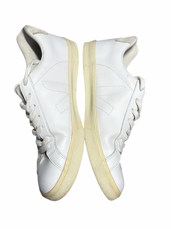 Veja‎ Esplar White Leather Sneakers Size 9 - Image 5