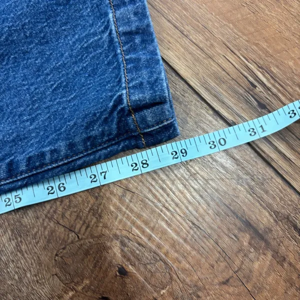 Madewell The Perfect Vintage Wide-Leg Jean Patch Pockets Sz 28 Caronia Wash $128 - Image 11