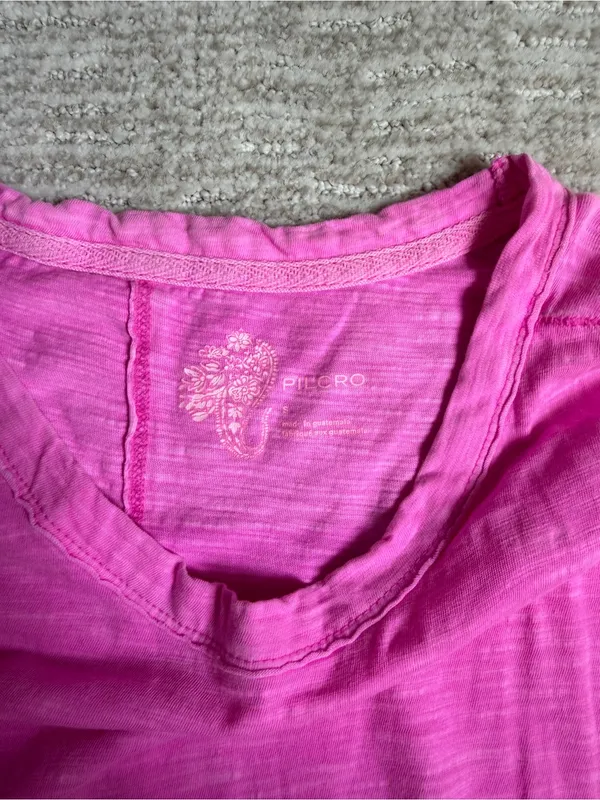 Pilcro Hot Pink Short Sleeve Tee - Image 2