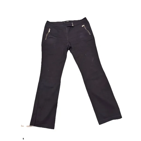Vintage Michael Kors Black Straight Leg Denim Pants Women's 12 BNWOT Y2K - Image 2