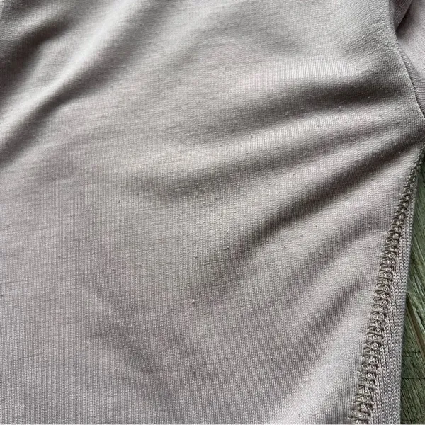 Kuhl Rhea Pullover Hoodie French Terry Cowl Neck Ribbed Shirt Lavender City Grey - Image 12