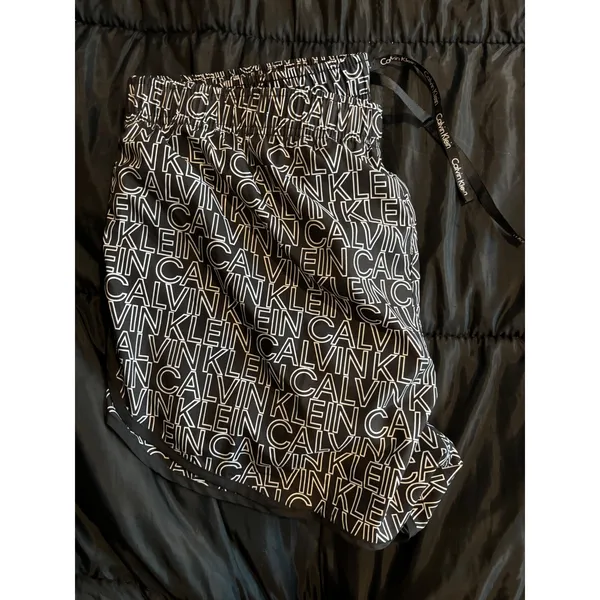 Calvin Klein Performance Womens XXL Black White Logo Print Running Shorts Liner - Image 4
