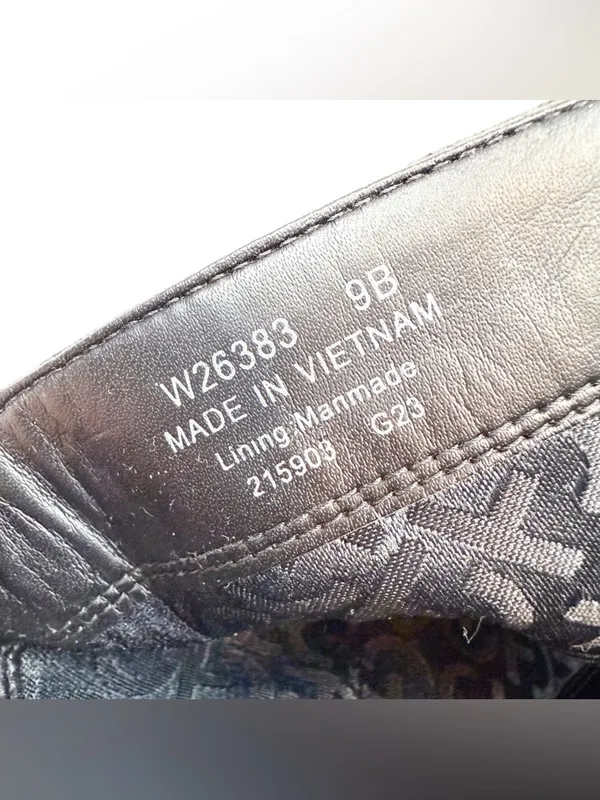 Cole‎ Haan Greenwich Tall Waterproof Riding Boots Black Leather Size 9 - Image 13