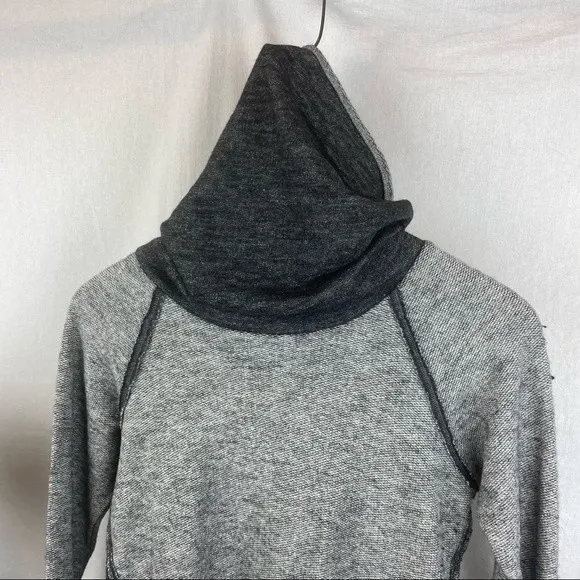 Kuhl Women's Gray Two Tone Long Sleeve Cowl Neck Knit Sweater S - Image 4