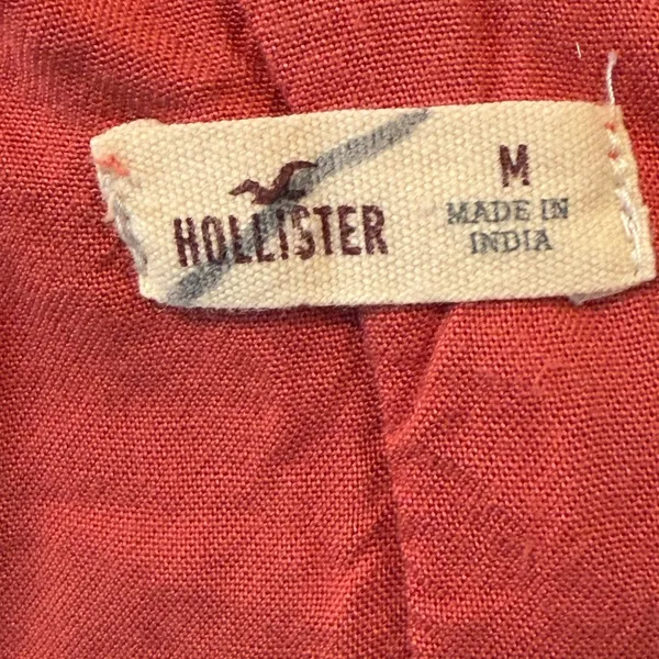 Hollister Paisley Boho Racerback Sundress Medium Lace Trim Mini - Image 9