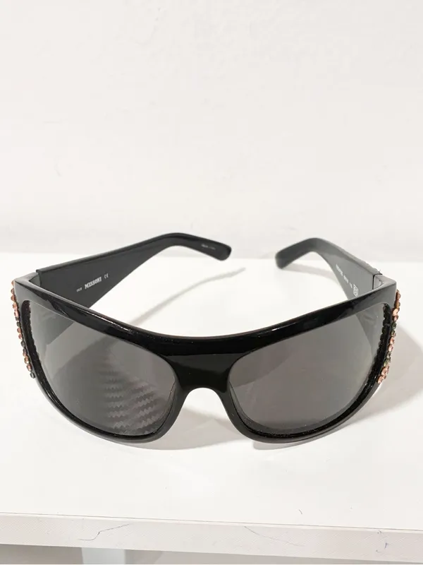 Missoni Black Rhinestone Jeweled Sunglasses - Image 6