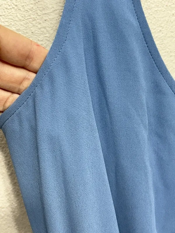 Show Me Your Mumu Kendall Maxi Dress XS Slate Blue Bridesmaid Wedding Formal NWT - Image 12