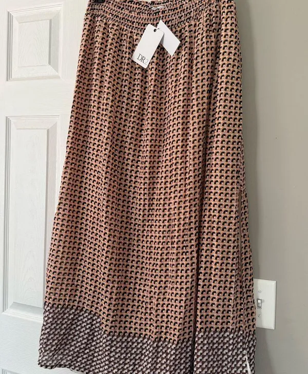 DR2 Nordstrom Geometric Print Maxi Skirt Summer Flowy Spring NWT - Image 5
