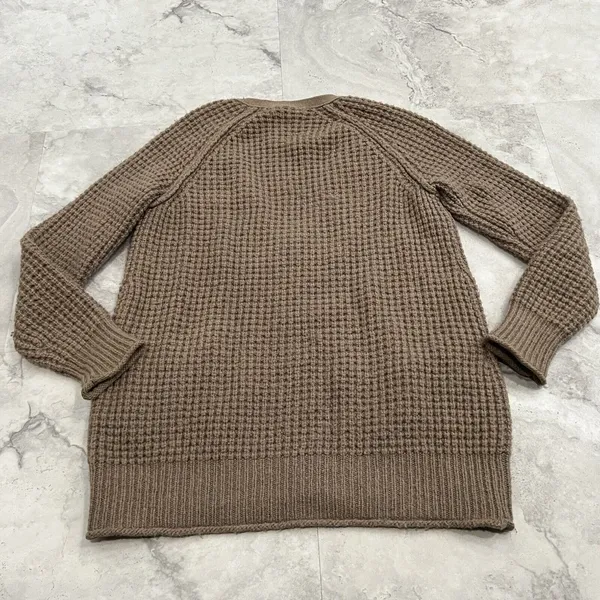Wilfred Free Zip Alpaca Wool Blend Cardigan Sweater Women's Xsmall XS‎ Brown - Image 2