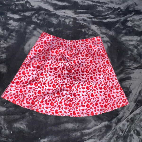 Princess Polly Quinny Pink Leopard Mini Skirt Size 4 - Image 12