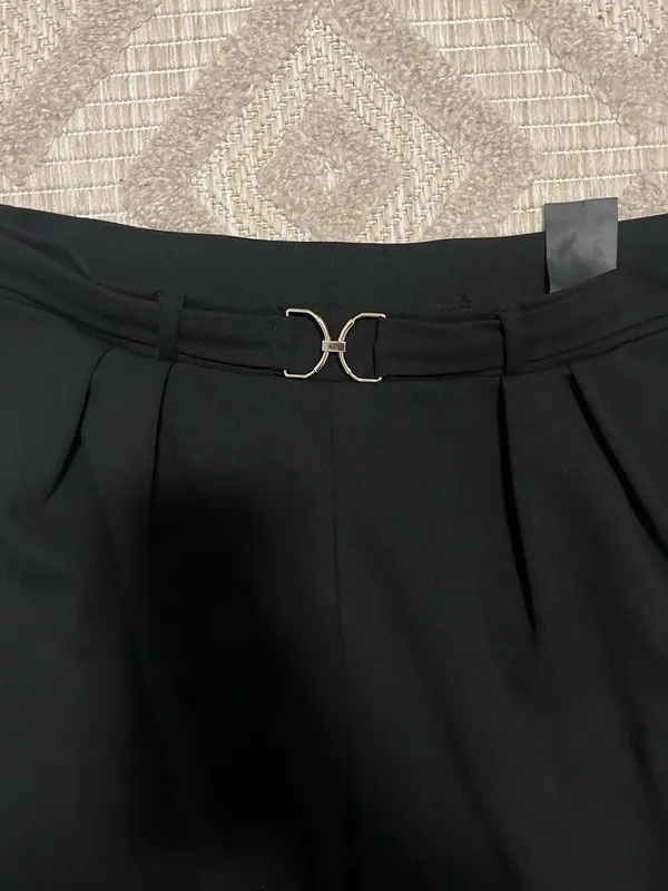 H&M Trousers Black Wide-Leg - Image 2