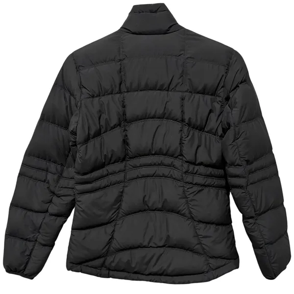 Merrell Goose Down Puffer Jacket Womens XS Black Full Zip Coat Gorpcore Outdoor - Image 2