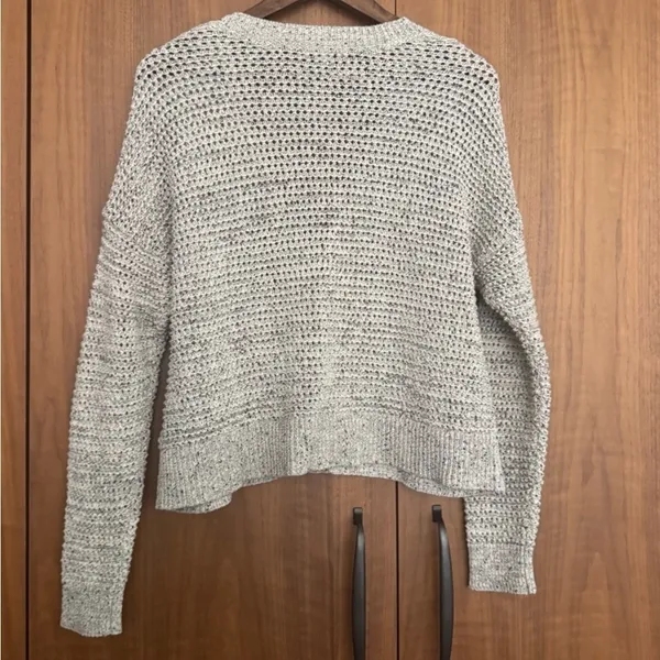 Madewell Cream Cozy Knit Cardigan - Image 4