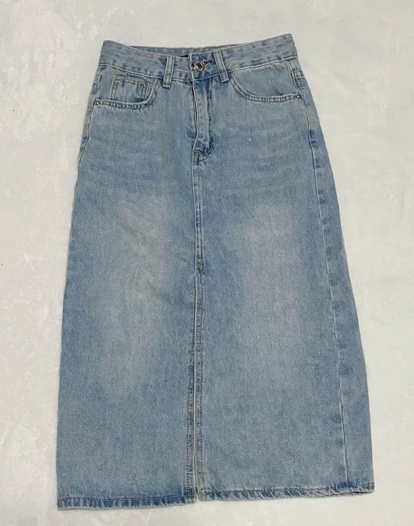 Amazon Denim Midi Skirt - Image 2