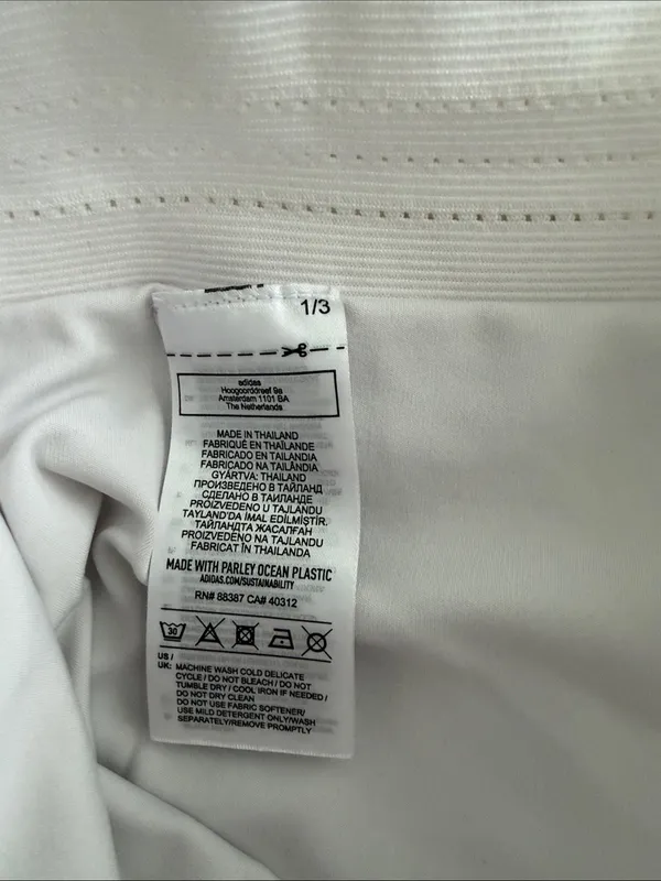 adidas White Athletic Skort - Image 3