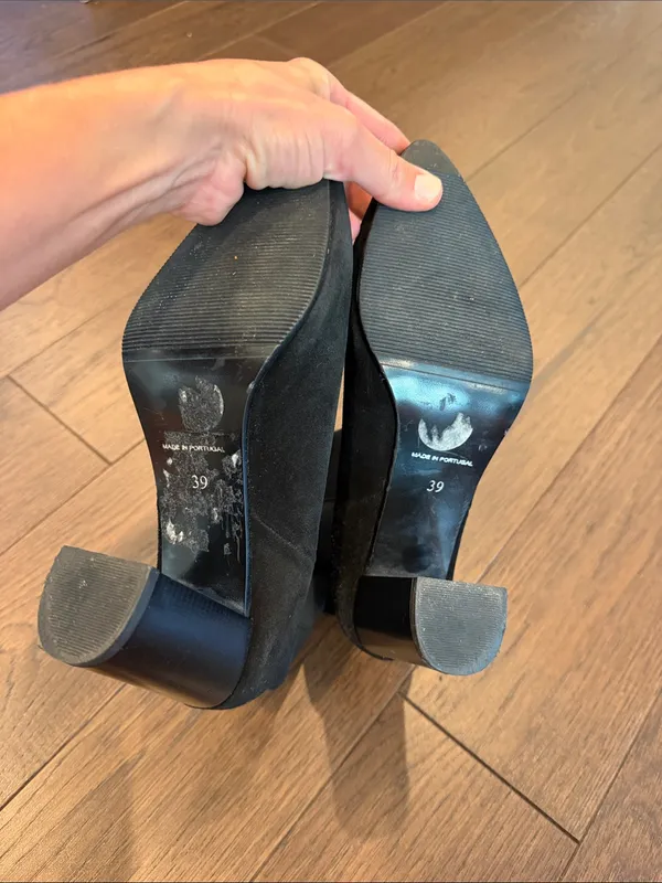 Antonio de Falia Debora Black Boots Size 39 - C36-216 - Image 2