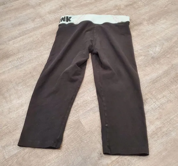 Victoria's Secret PINK Yoga Black Leggings Size Medium - Image 3