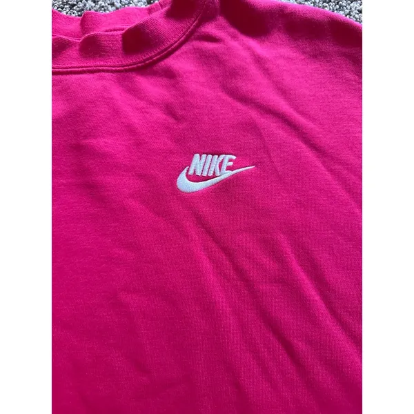 Nike Women's Pink Crewneck Sweatshirt Pullover Size Small - Image 5
