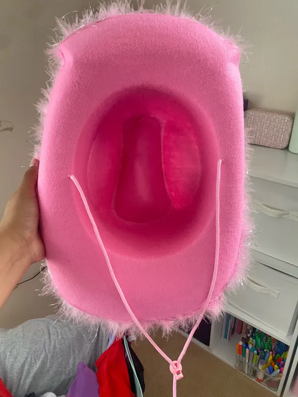 Pink Cowgirl Amazon Hat - Image 3
