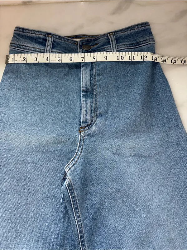 Zara Light Blue Wide-Leg Jeans - Image 6