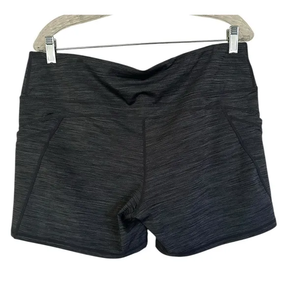 Kuhl Biker Shorts Womens Small Athletic Stretch Heather Gray Workout Size Large - Image 2