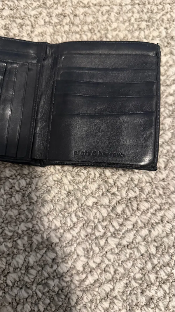 Classic Black Leather Wallet - Image 3
