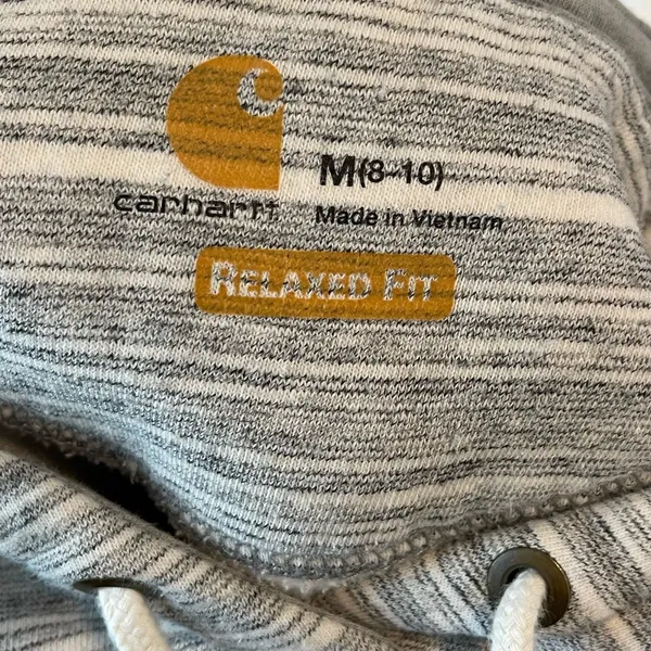 Carhartt Clarksburg Long Sleeve Hoodie In Shadow Space Dye Size Medium - Image 3